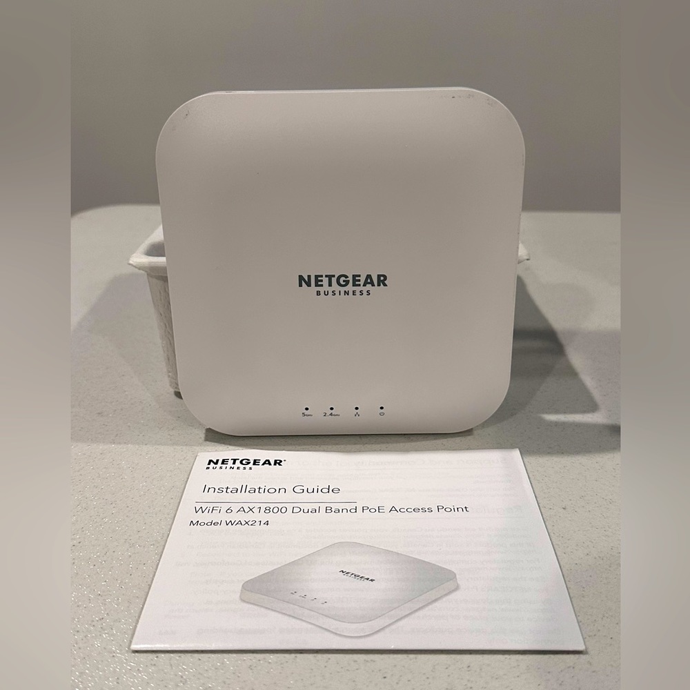 Netgear WAX214 WiFi 6 Dual-Band AX1800 Speed Wireless Access Point